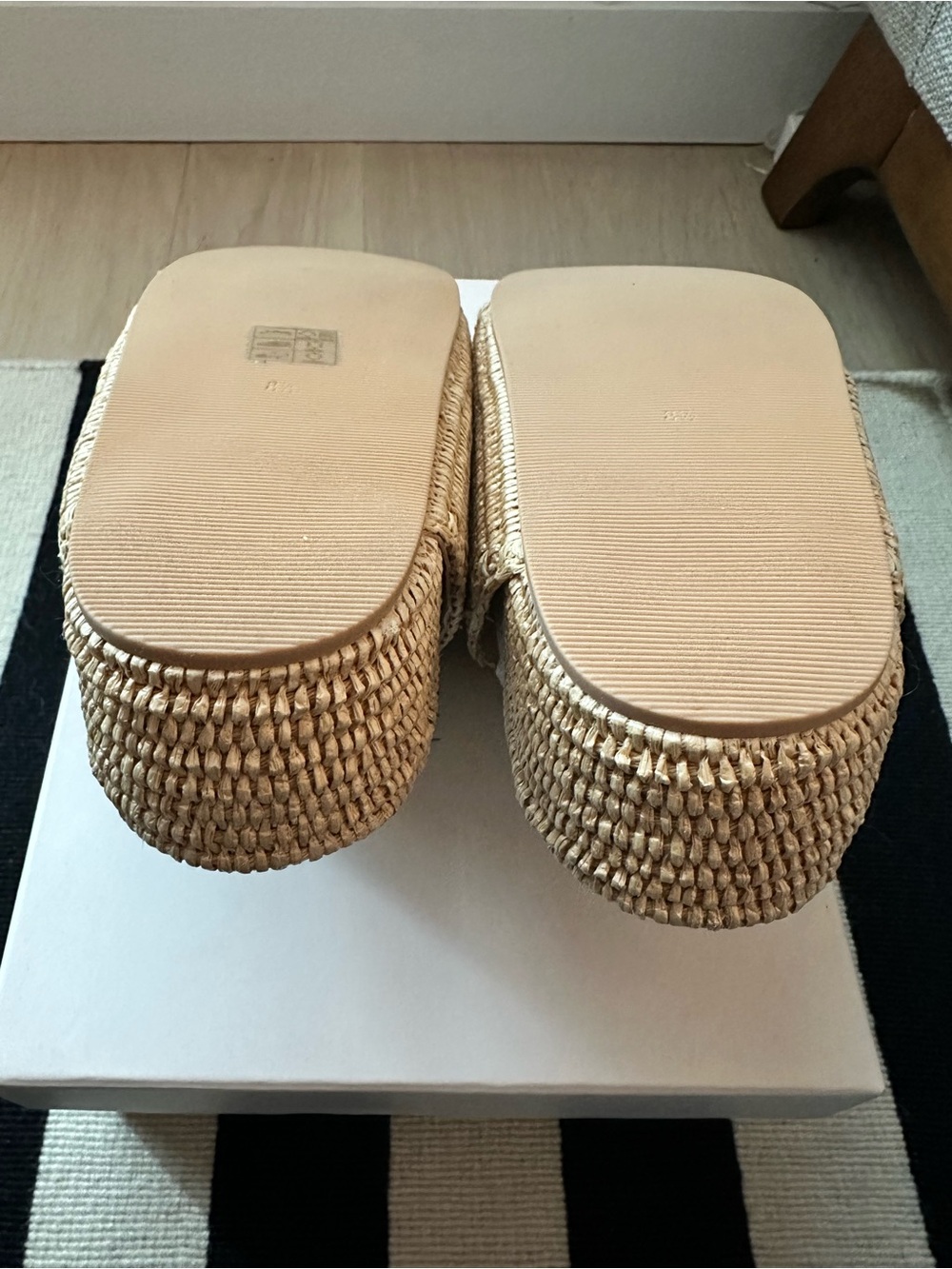 Loeffler Randall Nico Natural Two−Band Sandal - Picture 6 of 11